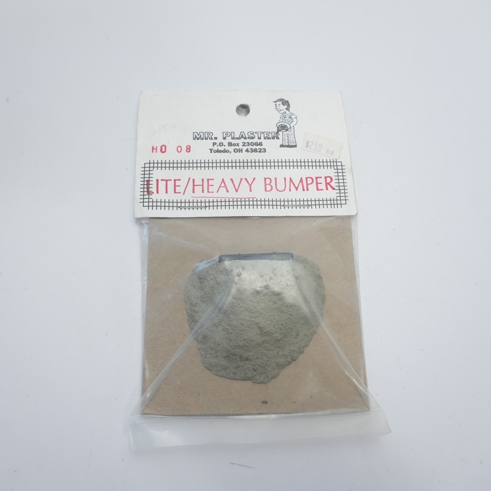 Mr. Plaster - Lite / Heavy Bumper Track end - Item #HO - NIB