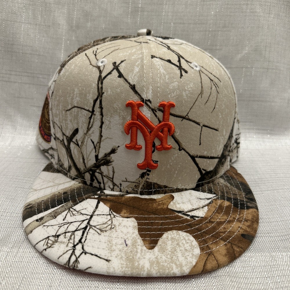 New York Mets New Era 59Fifty Fitted Real Tree Hat New 7 5/8