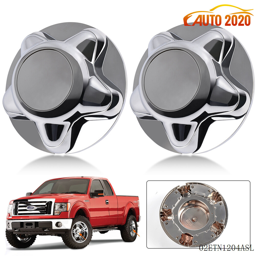 Ford F-150 5-Lug Chrome Wheel Hub Caps – 2-Piece Set