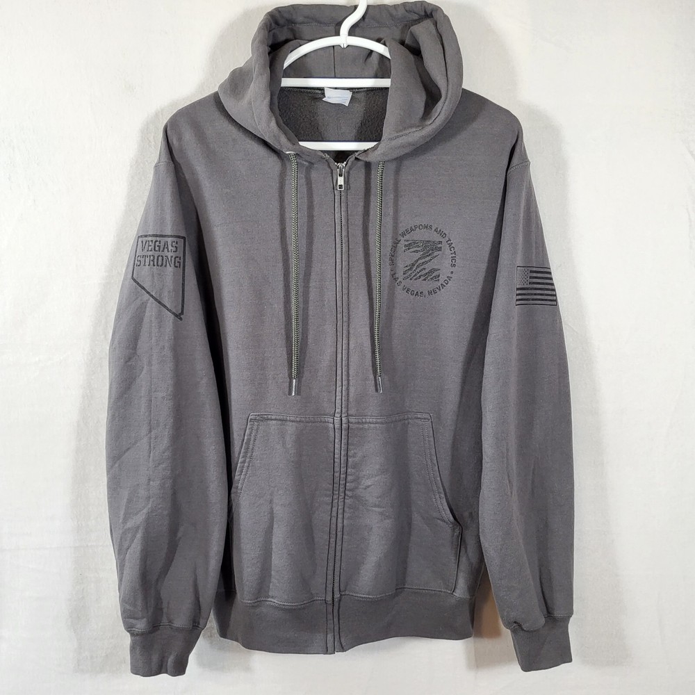 Las Vegas Metro SWAT Medium Full Zip Sweatshirt by Port & Company