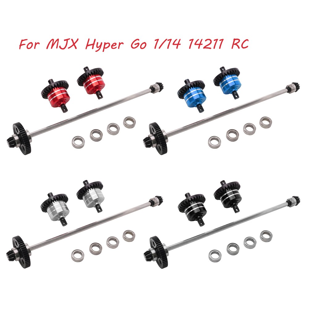 30T Front/Rear Differential & Center Drive Shaft For MJX Hyper Go 1/14 14211 RC