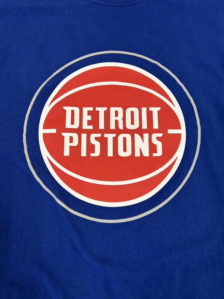 Detroit Pistons NBA Fanatics Shirt Small Bad Boys Basketball Blue Isiah Lions