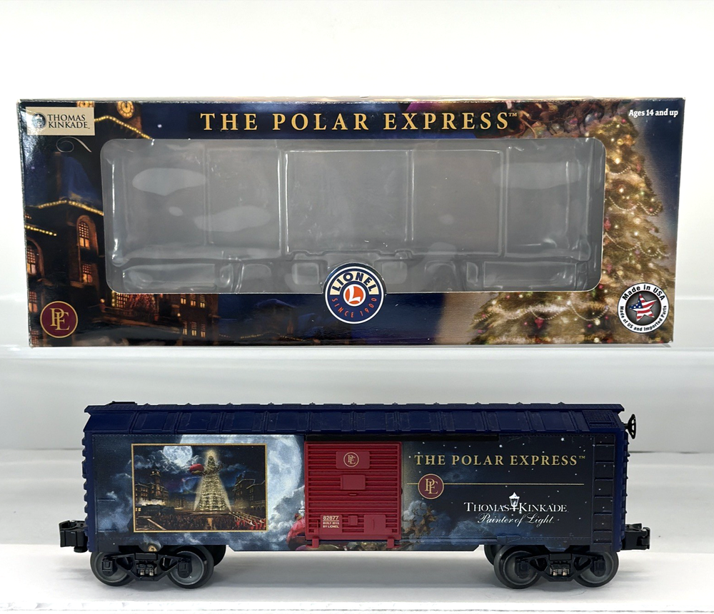 Lionel 6-82877 Christmas Thomas Kinkade Polar Express Holiday BoxCar O Used