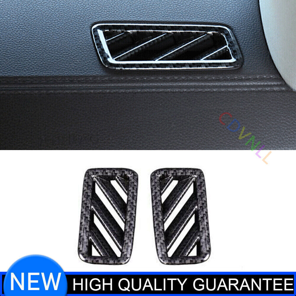 For Volkswagen Atlas 2018-23 Carbon Fiber Dashboard Side Vent Overlay Cover 2PCS