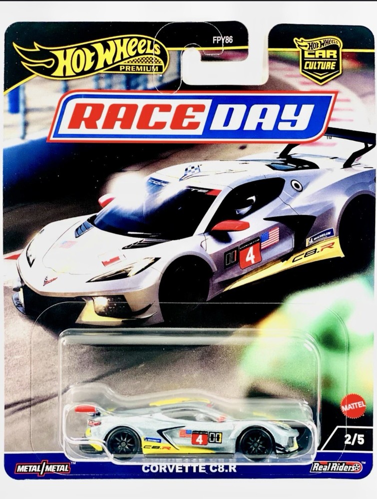 2024 Hot Wheels Car Culture Race Day Corvette C8.R with Michelin Tires