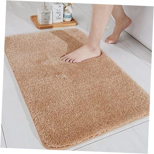 Extra Thick Anti-Slip Bath Rugs - Plush Soft Yarn Bath Mats for Bathroom