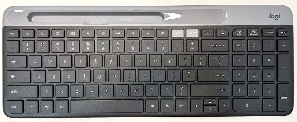 Logitech K580 Full-Size Wireless Bluetooth Keyboard with USB Dongle for Multi-Device Use