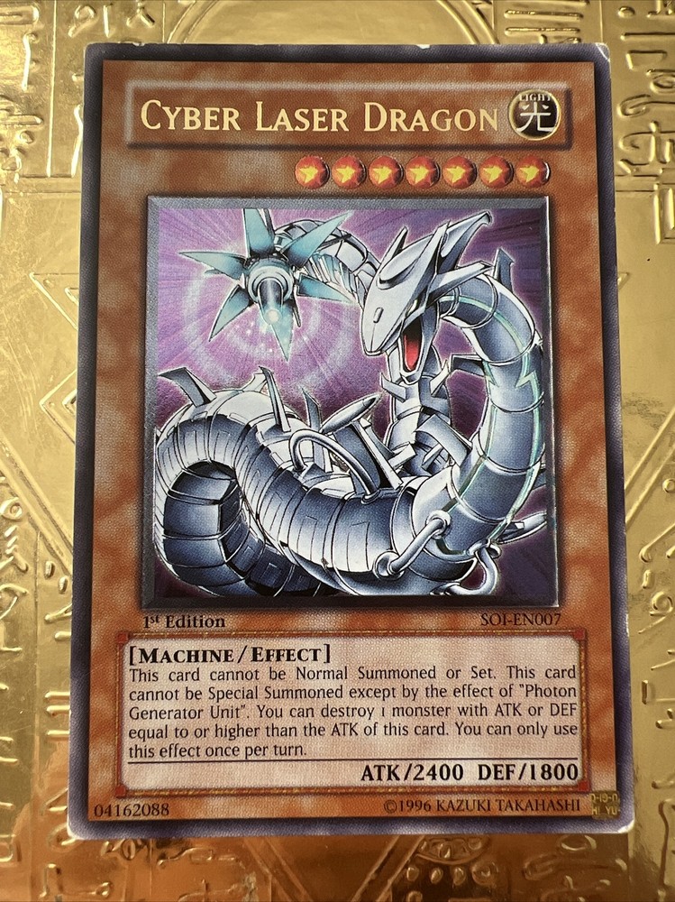 Cyber Laser Dragon Ultimate Rare 1st Edition SOI-EN007-image