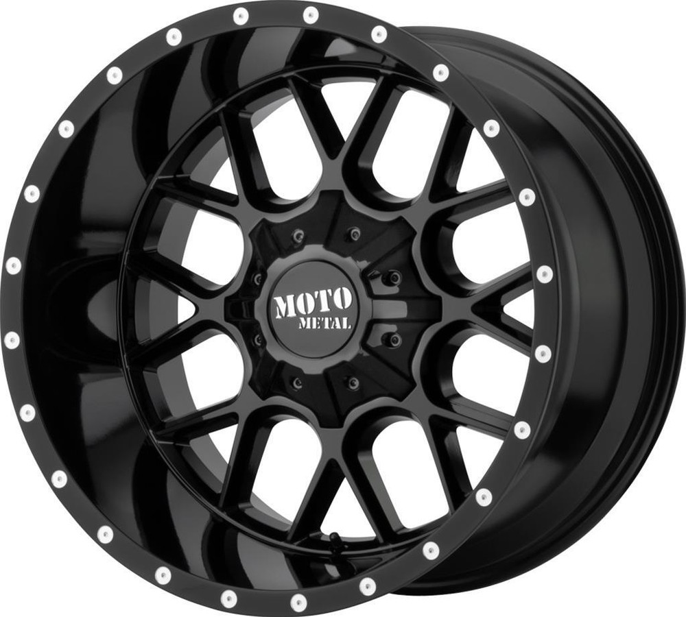 20x9 +18 Moto Metal MO986 Siege 6x135,6x5.5 Gloss Black Wheels (Set of 4)