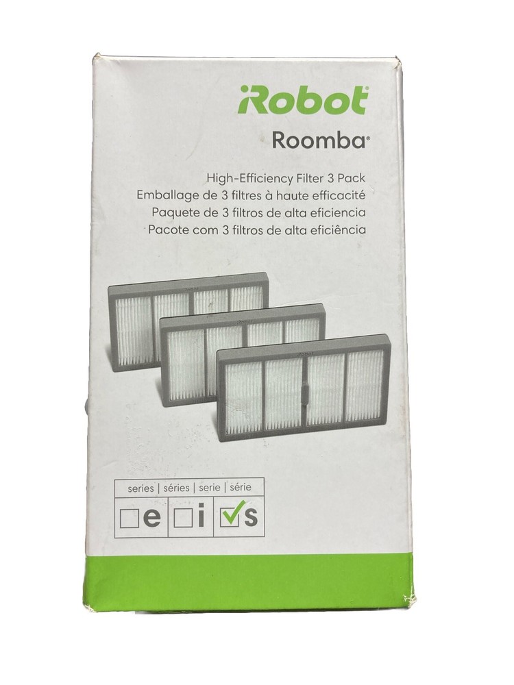 iRobot Roomba S Series Genuine Replacement Filters 3-Pack