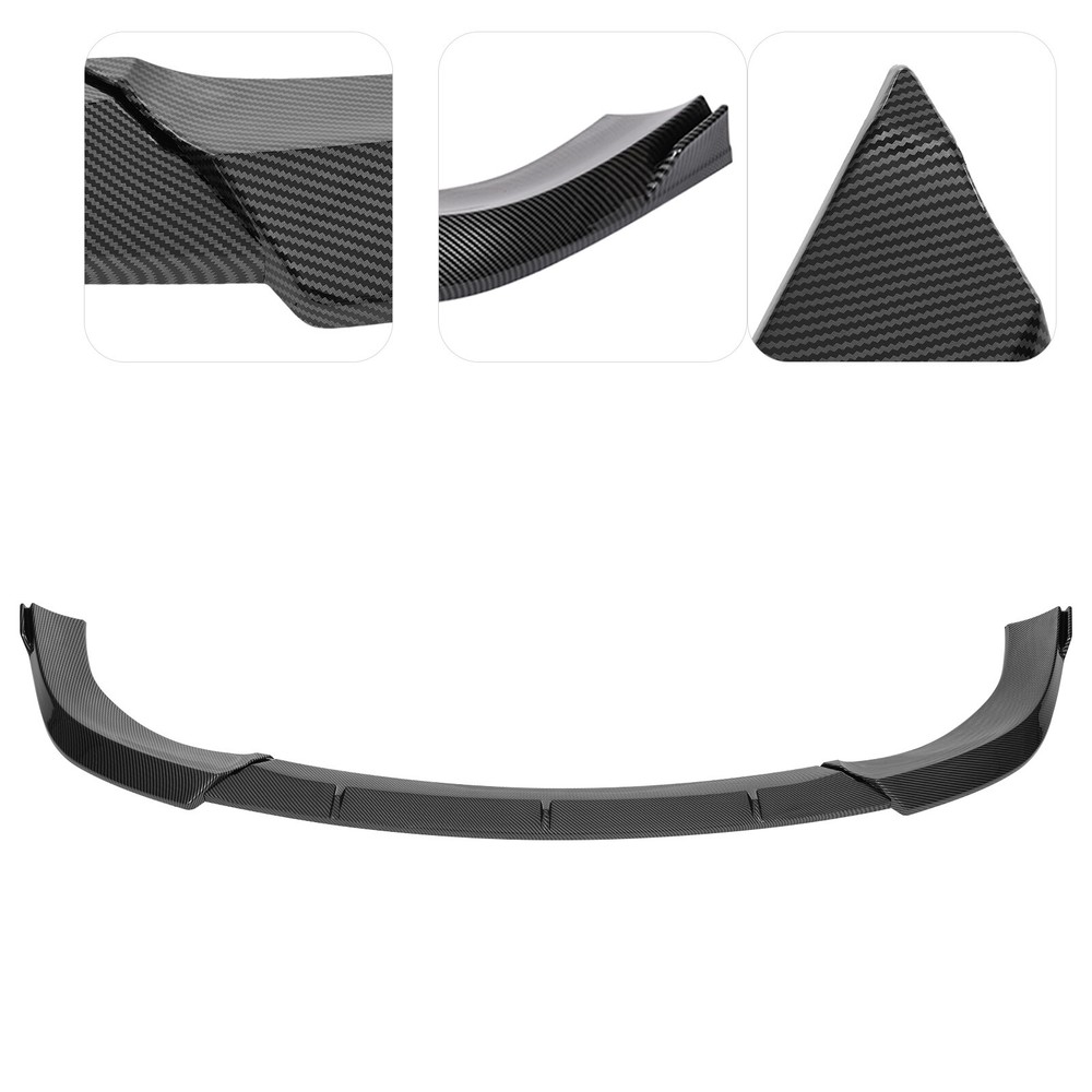 For Jeep Grand Cherokee SRT 2017-2021 ABS Front Bumper Lip Spoiler Set W/ Screws