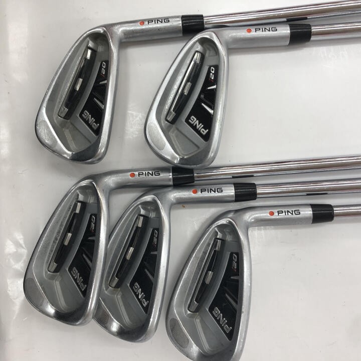 PING i20 Iron Set 6-9+PW KBS Tour Steel Stiff Flex 5pc RH Orange Dot Japanese