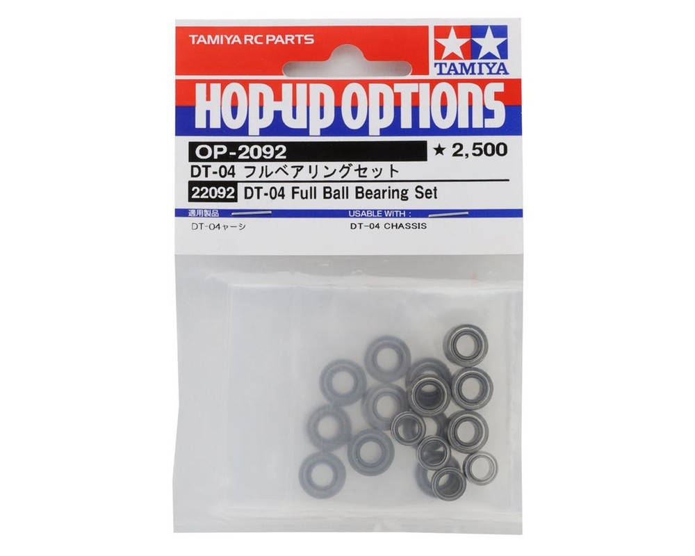 Tamiya DT-04 Metal Shielded Ball Bearings Set TAM22092 for RC Cars