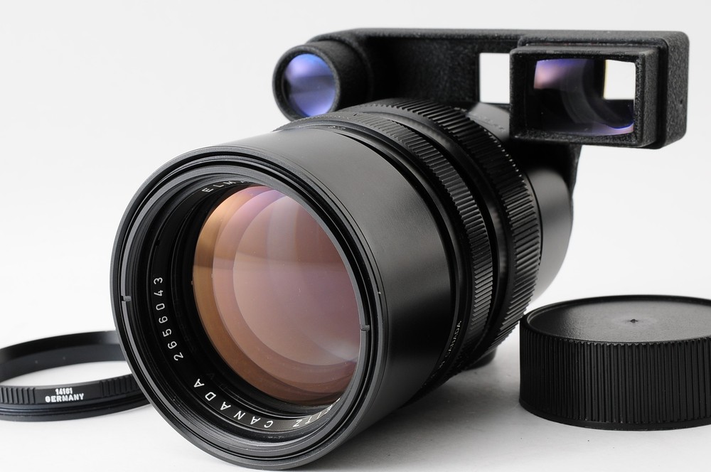 Leica Elmarit M 135mm f/2.8 Late Black Glasses Japan Near Mint #1121