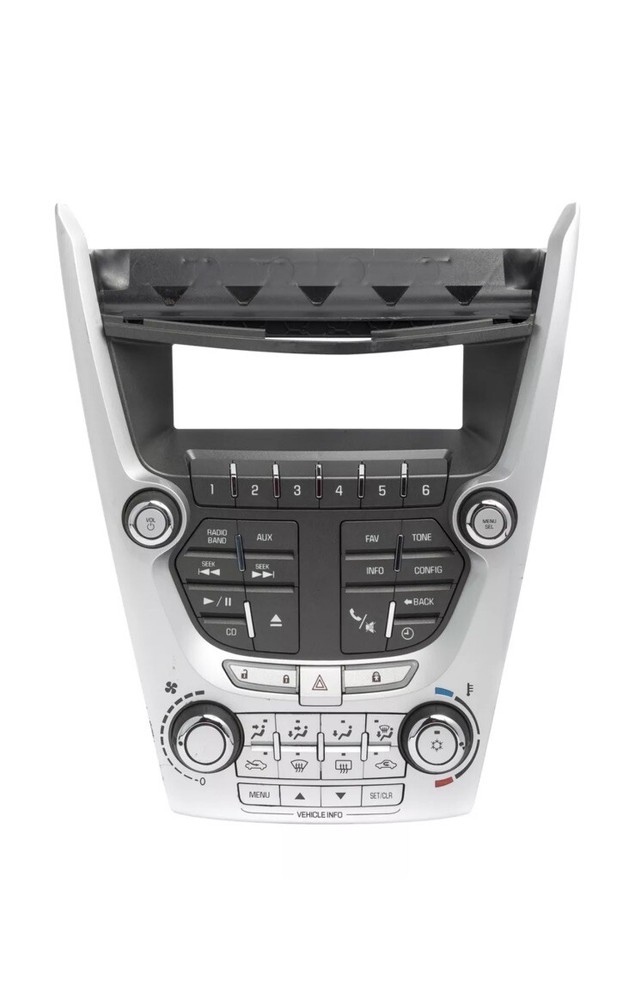 2010-2011 Chevrolet Equinox Audio & Temperature Climate Control Panel 20878036