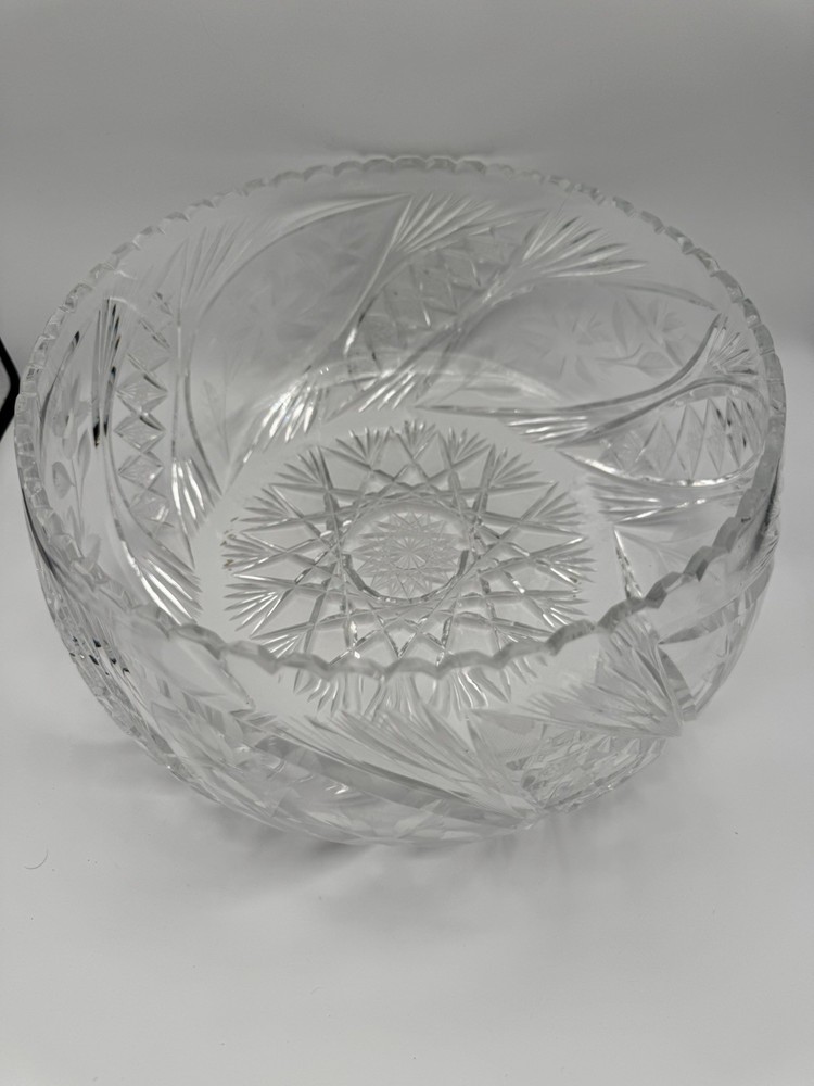 Waterford Crystal 12-Inch Large Punch Bowl 5.5-Inch Height