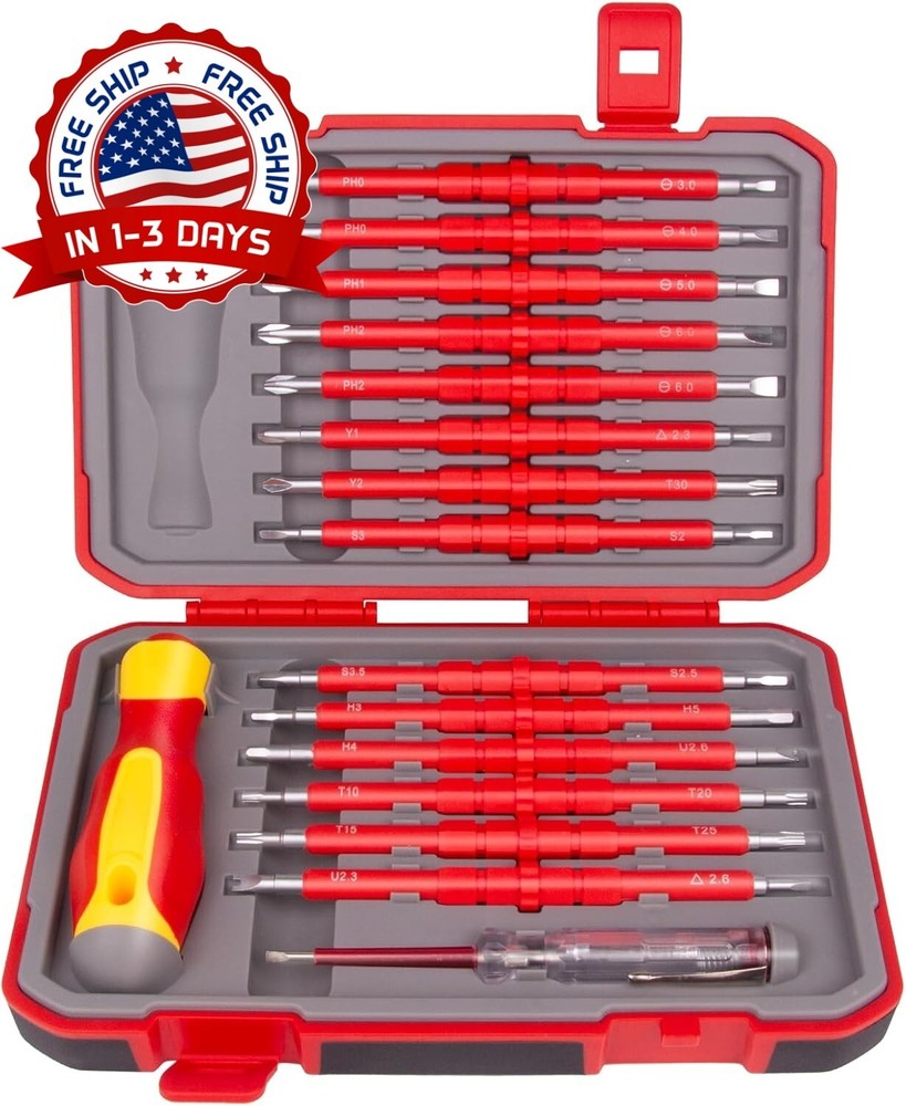 Destornilladores Aislados 1000V Herramientas Para Electricistas Electricidad Set