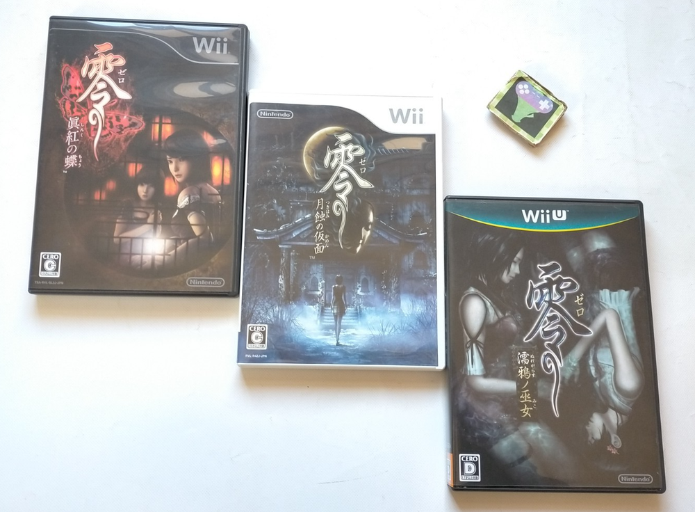 Lot 3 Wii Wii U Fatal Frame Lunar Eclipse Maiden of Black Water Japan Game