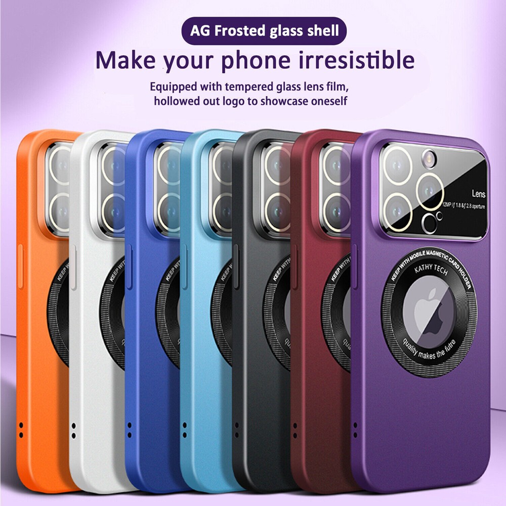 For iPhone 14 Pro Max 14/13/12 Mag Safe Magnetic Lens Shockproof Case Cover