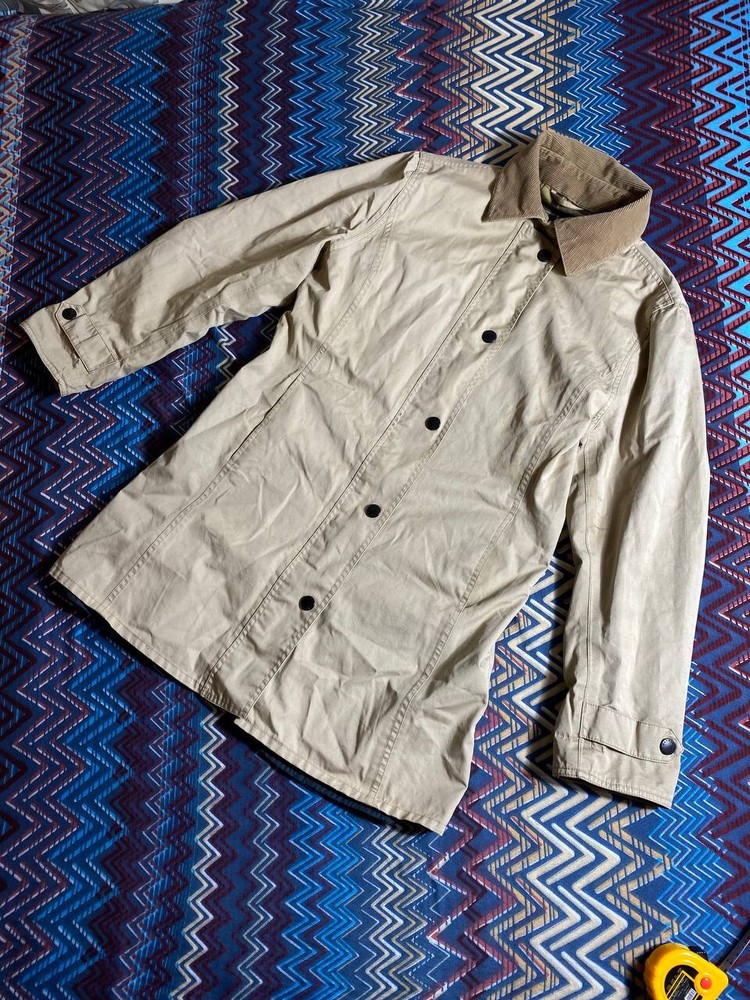 BARBOUR womens CLASSIC BEIGE COTTON JACKET size 8