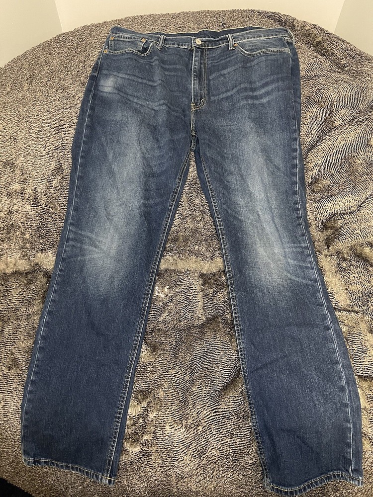 Levis 541 Mens Blue Tapered Jeans 38W x 34L Medium Wash