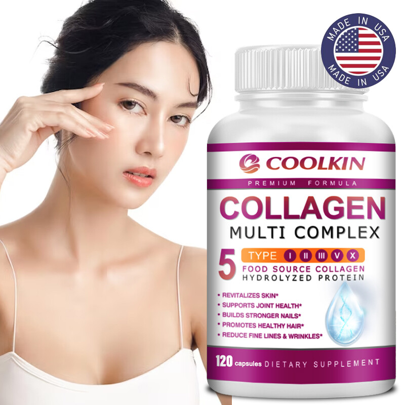 Collagen 1000mg - Types I,II,III,V,X, Anti-Aging, Healthy Hair, Skin & Nails