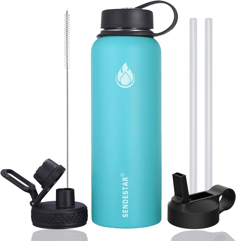 32 Oz Double Wall Vacuum Insulated Leak Proof Stainless Steel Sports Water Bottl