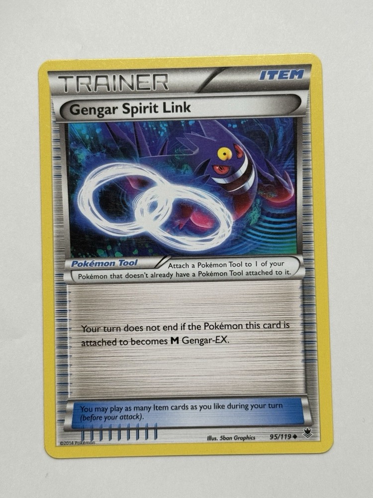 Gengar Spirit Link 95/119 XY Phantom Forces Pokemon TCG Card