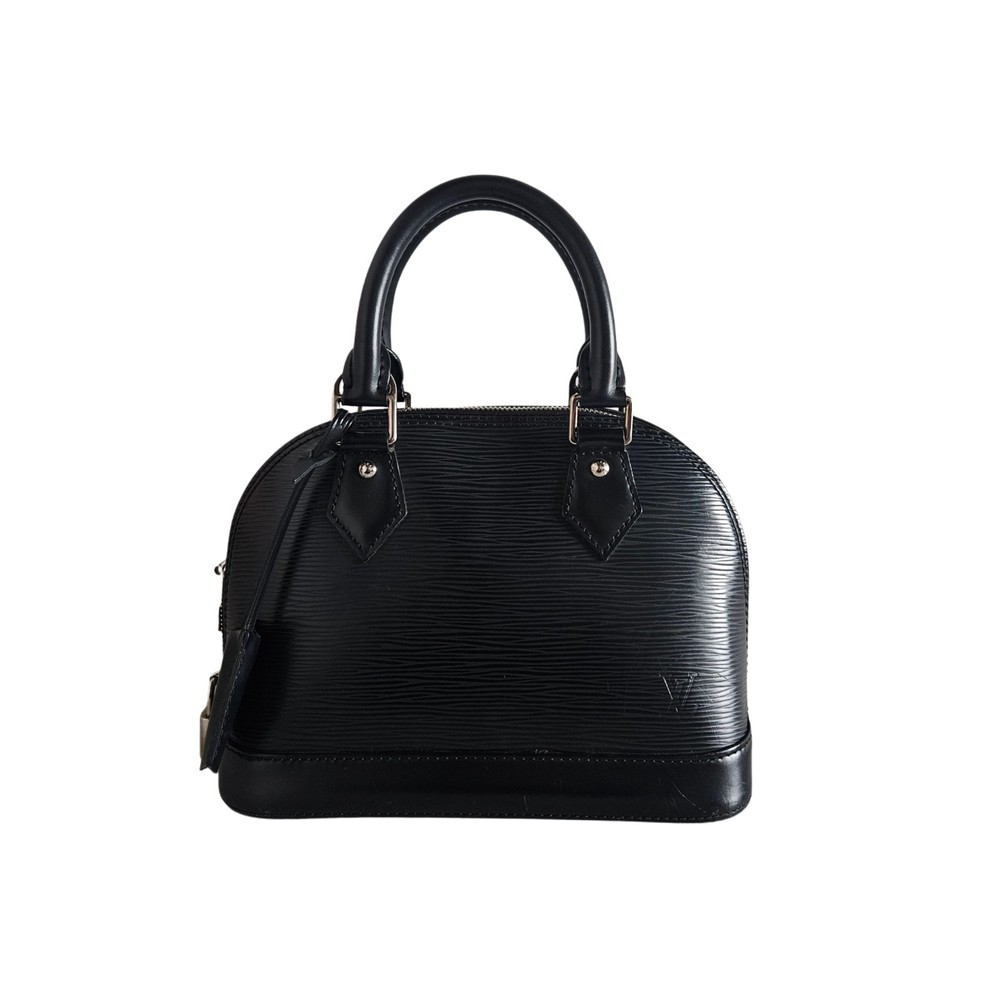 Louis Vuitton Black Epi Leather BB Alma Bag