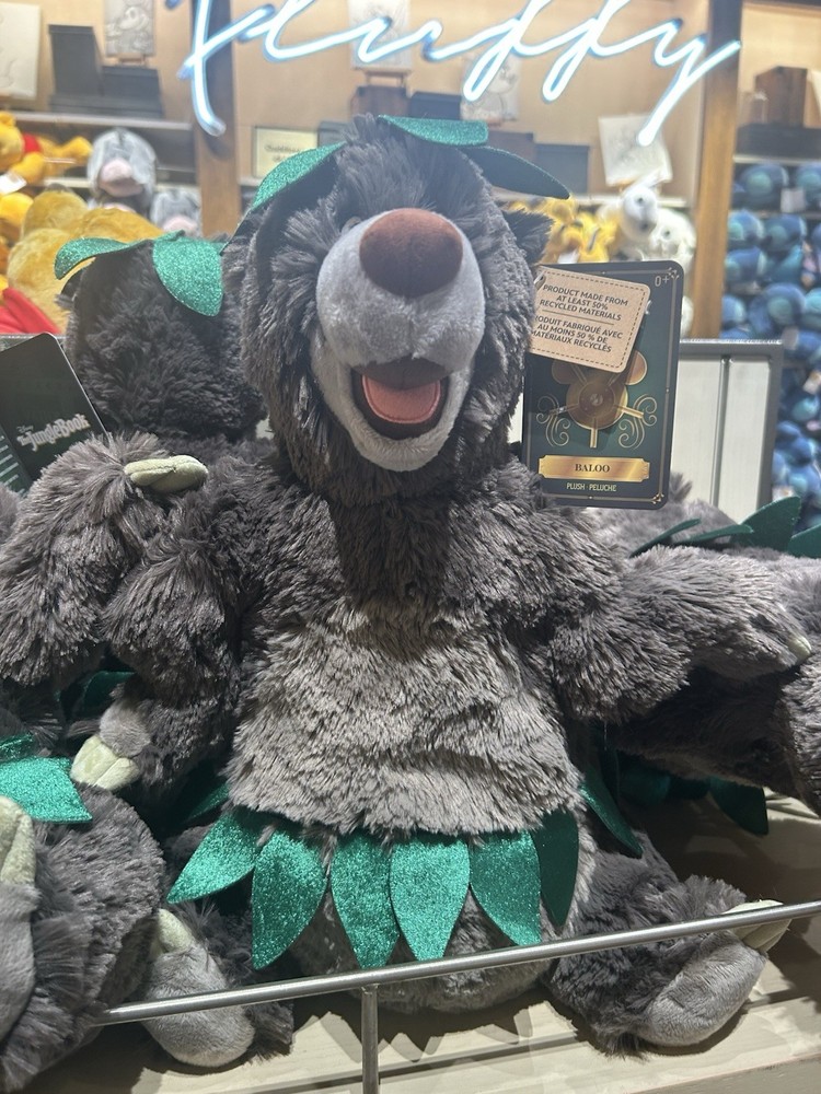 Disney Parks 2025 Vault Collection Jungle Book Baloo Bear Plush Stuffed Toy