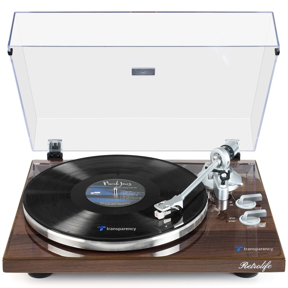 Turntables Belt-Drive Record Player with Wireless Output Connectivity, Vinyl ...