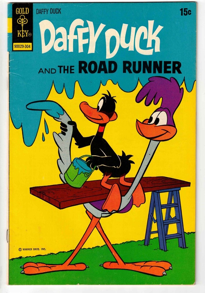 DAFFY DUCK AND THE ROAD RUNNER #81 1973 GOLD KEY BRONZE AGE NICE!