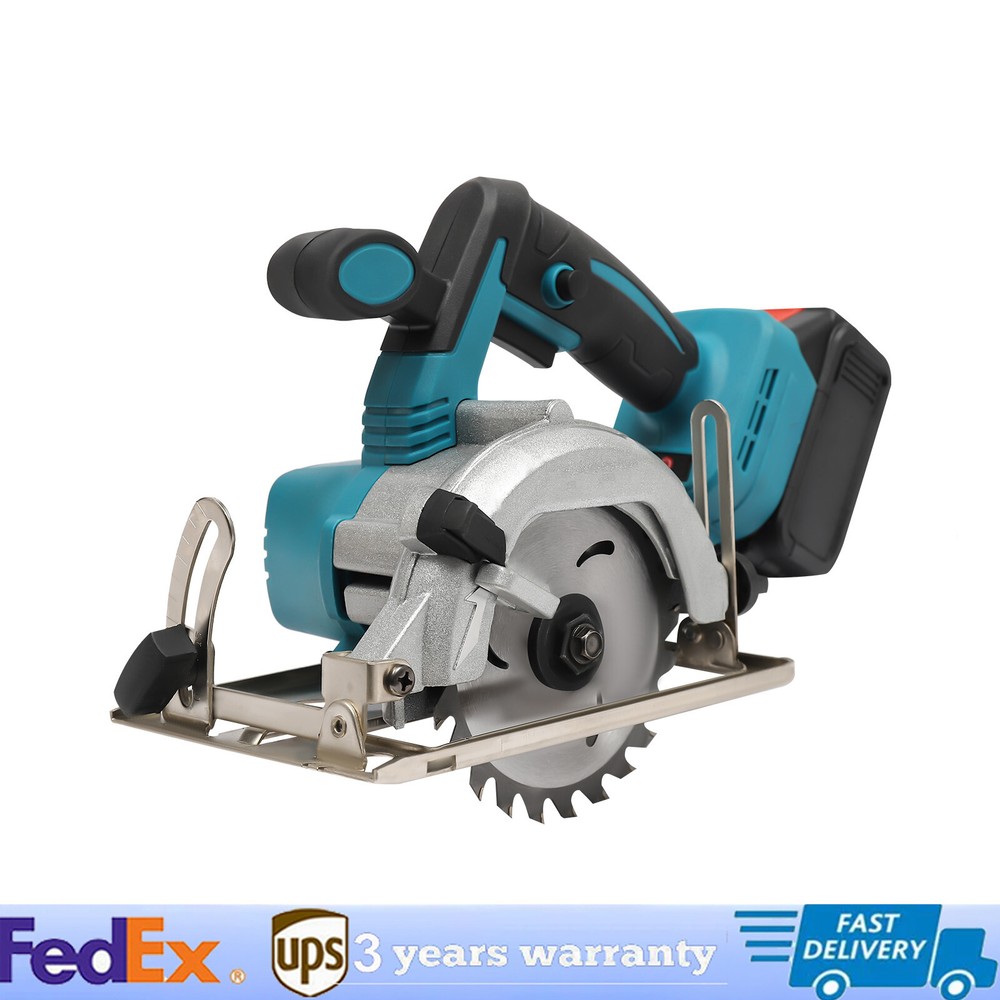 100V Cordless 6-1/2 Inch Lithium-ion Circular Saw Kit with Battery & Charger