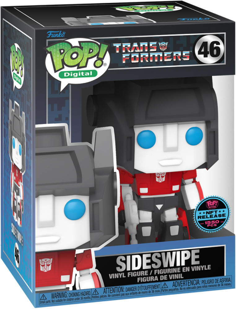 Funko POP! Digital: Transformers - Sideswipe (1550 PCS) #46