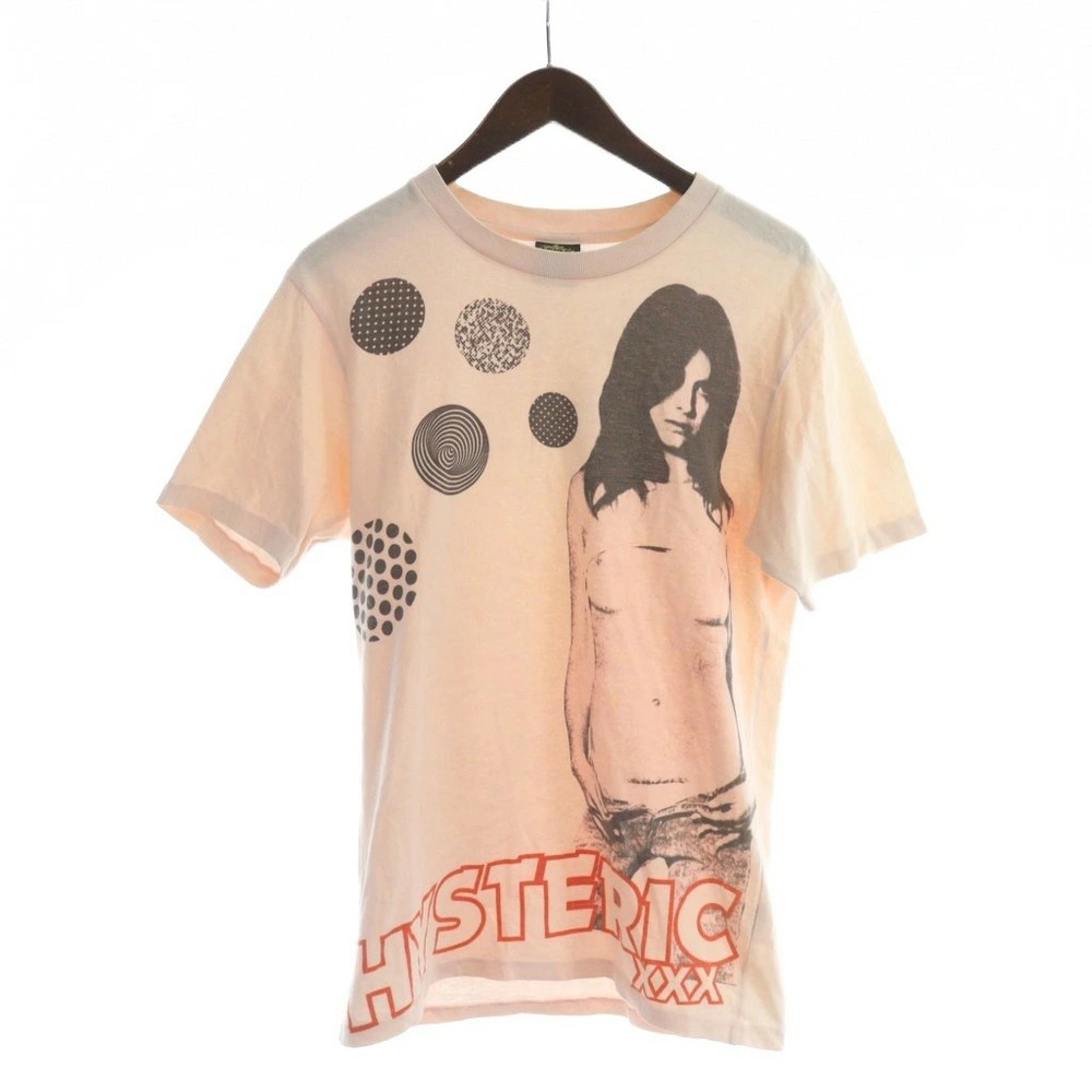 Hysteric Glamour Vintage Girl T-Shirt M Pink Cotton Used Good Condition