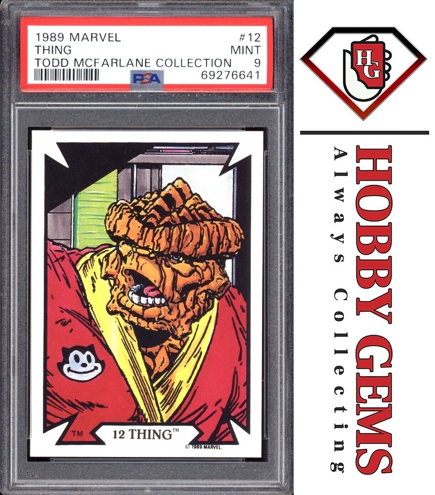 THE THING PSA 9 1989 Marvel Todd McFarlane Collection #12