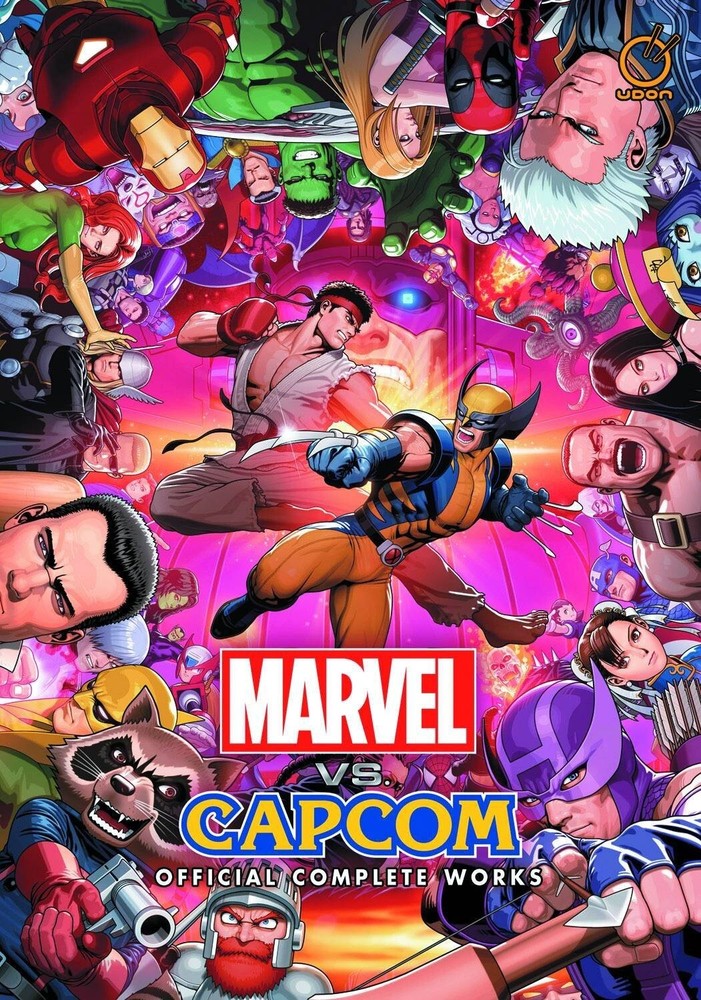 Art Book Marvel Vs Capcom Complete Official Works Game illustration in English