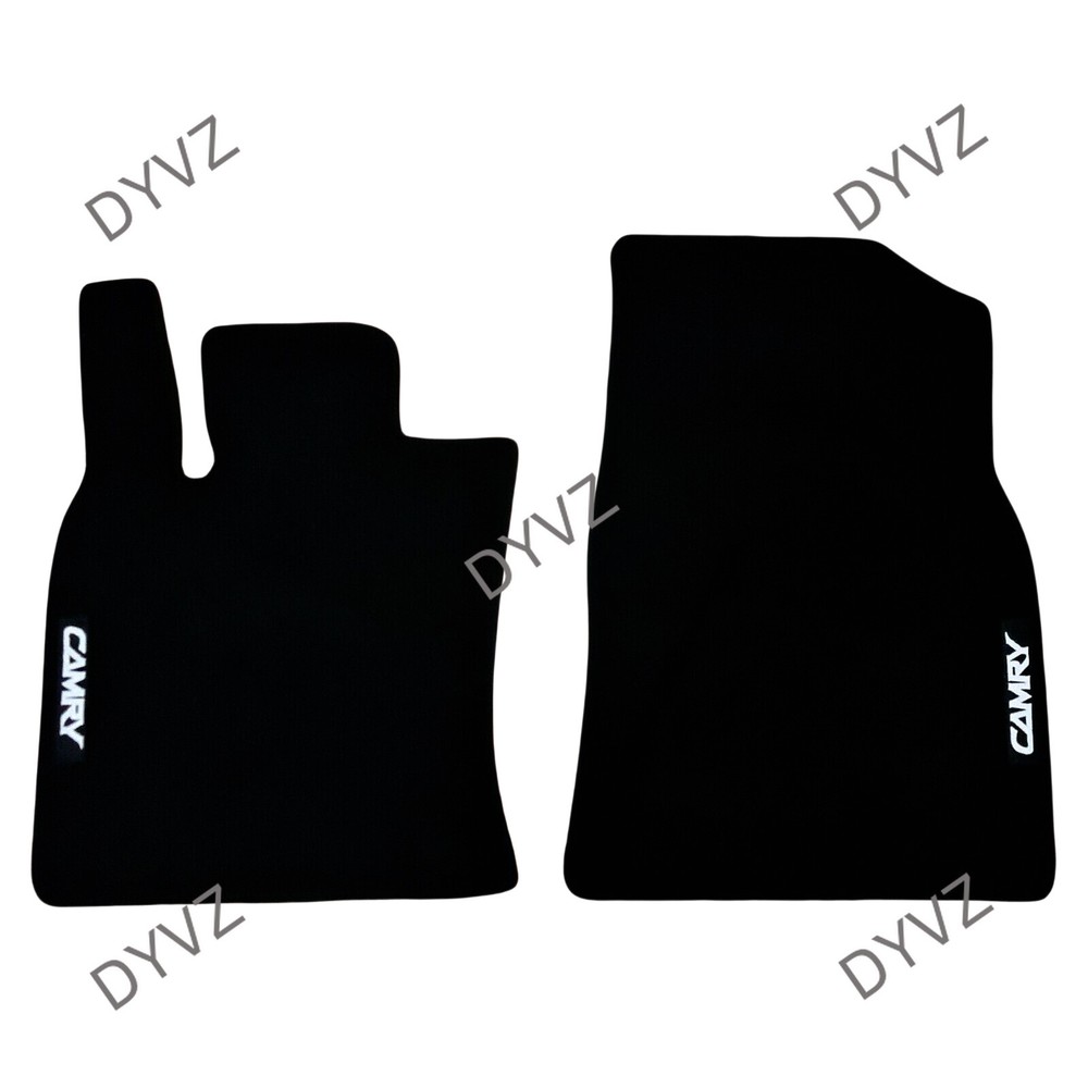 Waterproof Black Velvet Floor Mats for Toyota Camry - First 2 Rows  