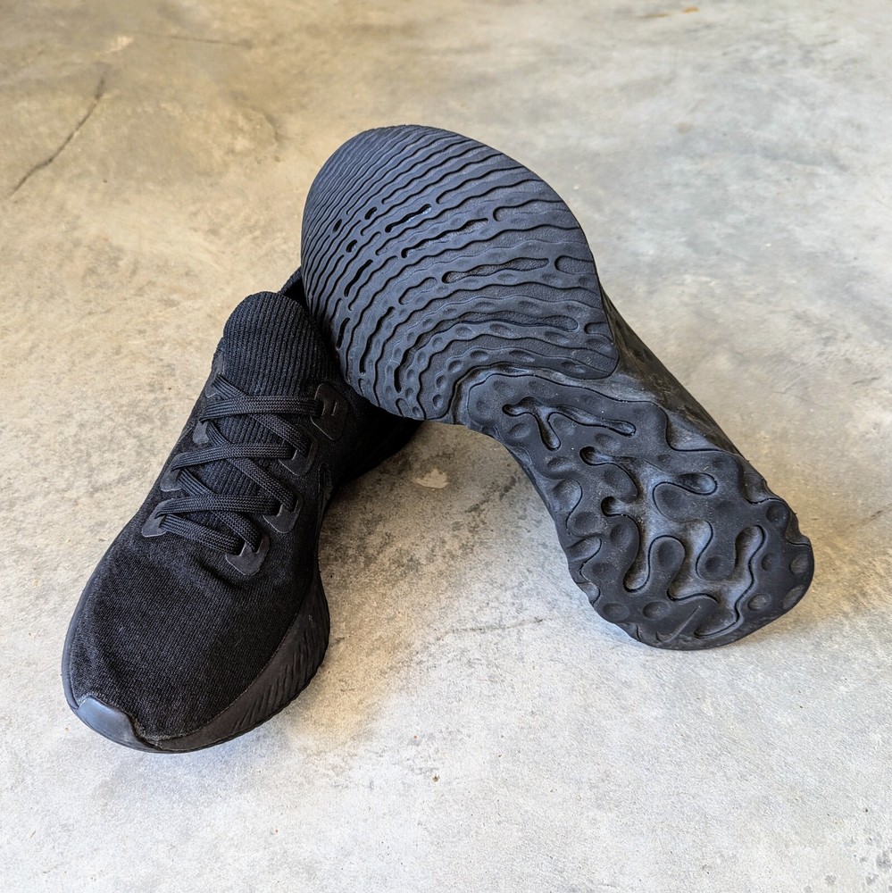 Nike React Infinity Run Flyknit Triple Black - Mens 7.5 / Womens 9 / EUR 40.5