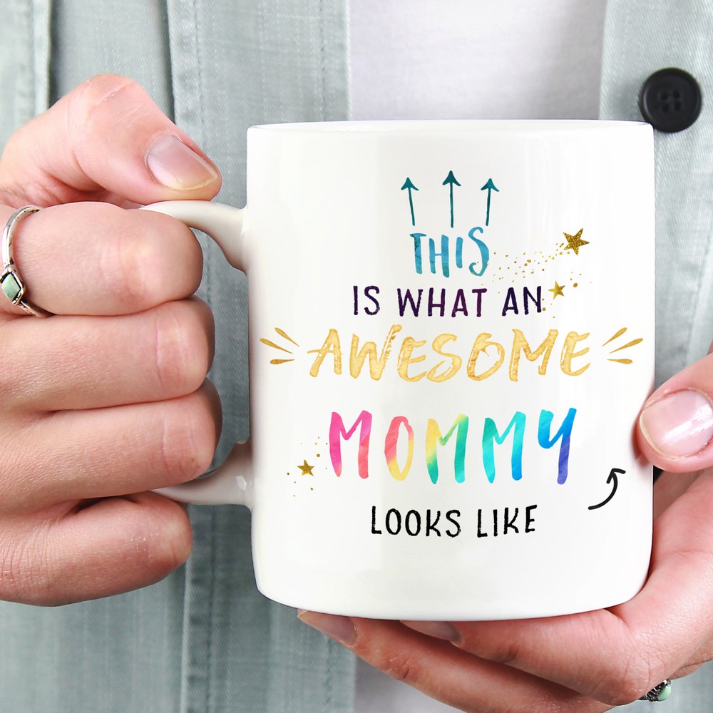 Personalized Mug For Mom Awesome Mother Gift From Daughter Custom Mothers Day