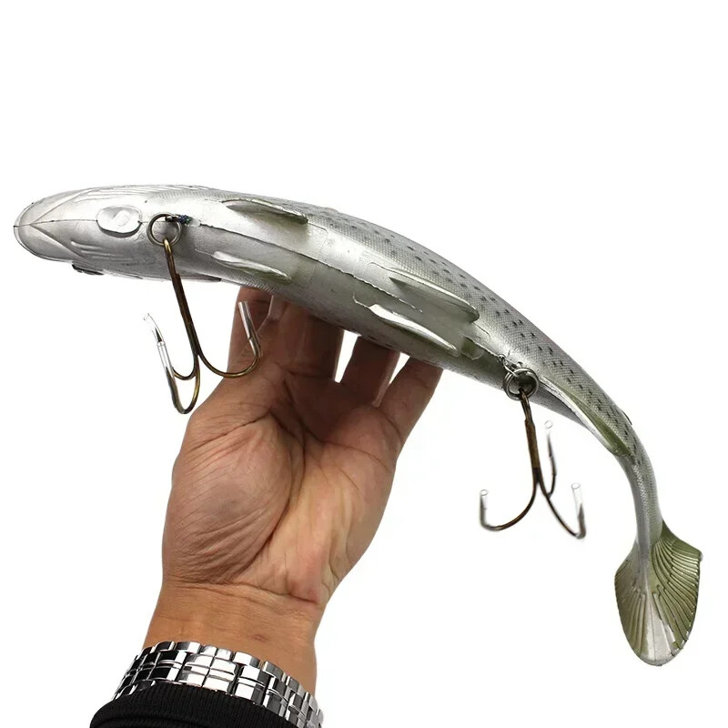 Artificial Wobblers Baits Sea Fishing Simulate Soft Fishing Lure Pike Swimbait
