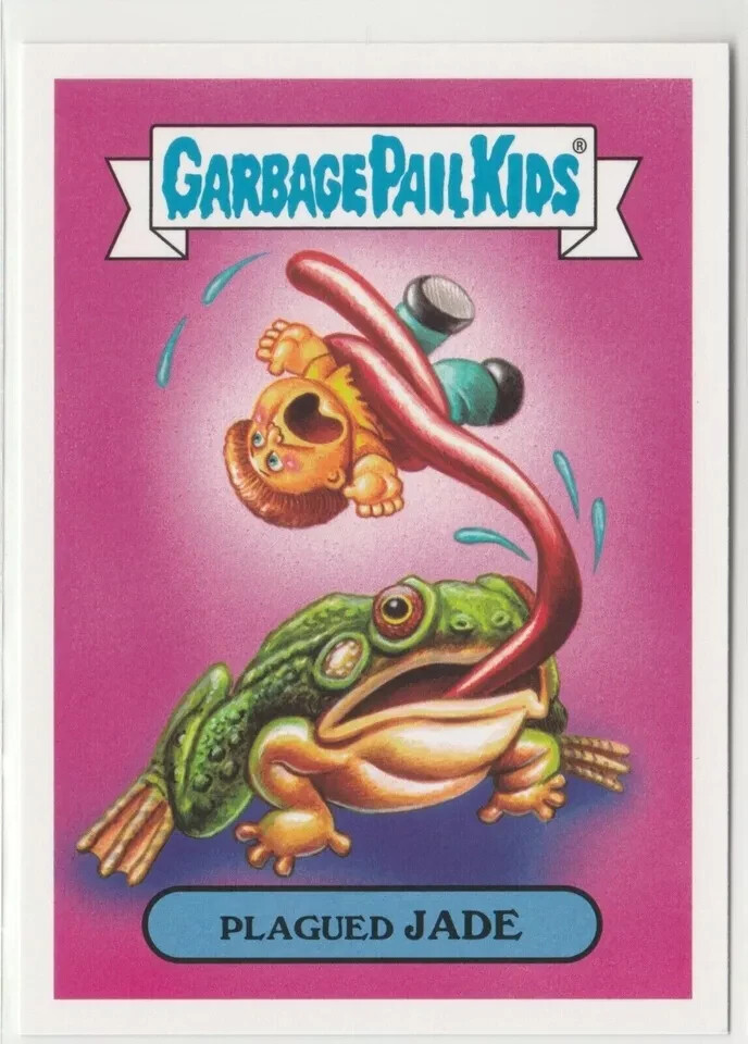 Plagued Jade #6a Garbage Pail Kids GPK 2017 Adam-geddon