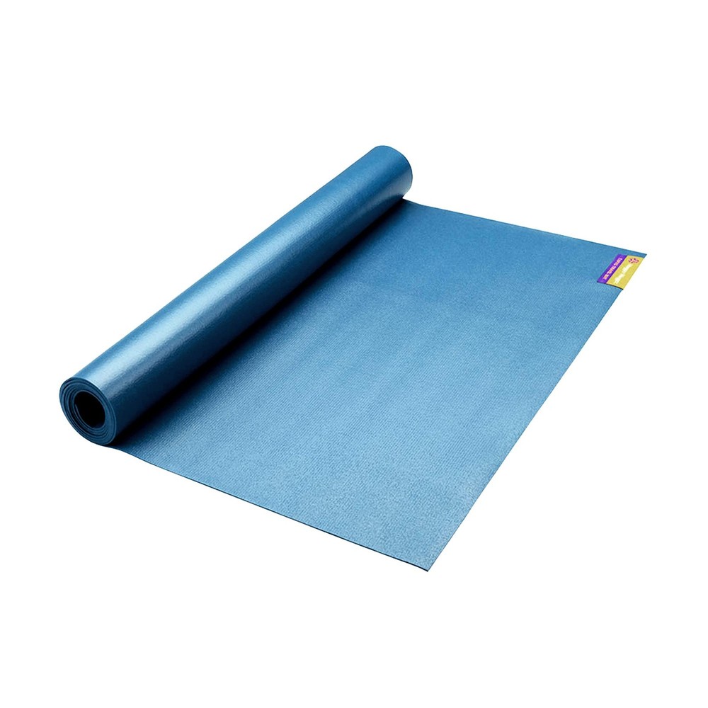 Hugger Mugger Tapas Travel Yoga Mat - Blue - Super Portable and Durable, Text...
