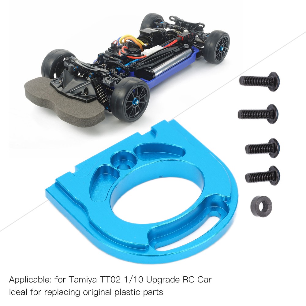 RC Metal Aluminium Alloy Motor Mount For TT02 1/10 RC Car Upgrade MA FD