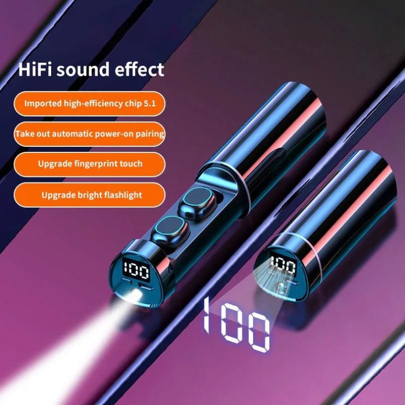 N21 HIFI TWS Bluetooth 5.0 Wireless Earbuds with Smart Touch Control