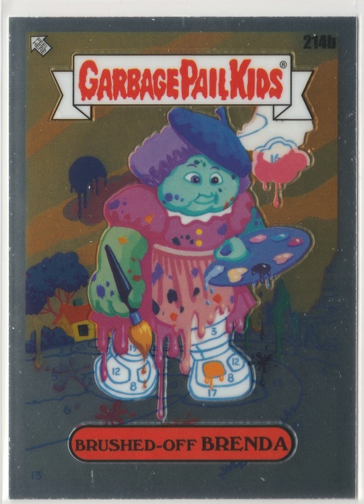 Brushed-Off Brenda #214b Garbage Pail Kids 2023 Chrome Series 6 CS6 GPK