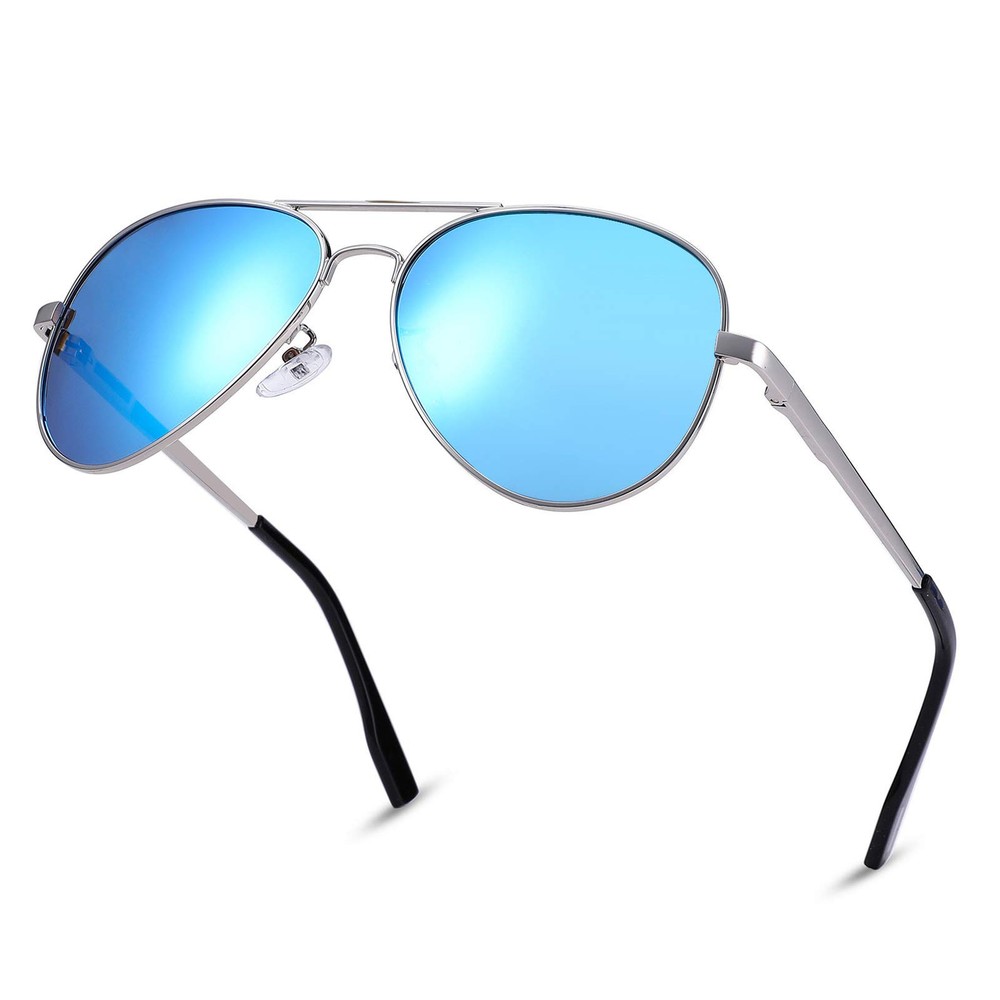 Gafas de sol polarizadas NULOOQ pequeñas aviador para rostro pequeño mujeres hombres jóvenes