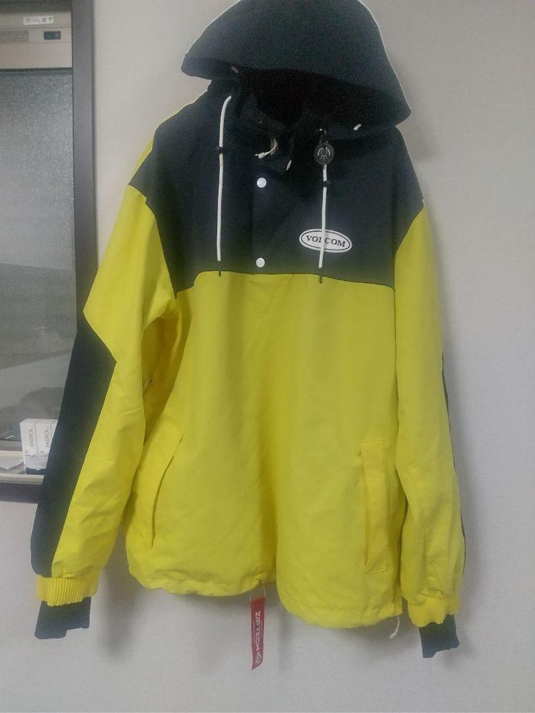 Volcom 21/22 Snowboard Anorak Jacket Mens Size XL Yellow