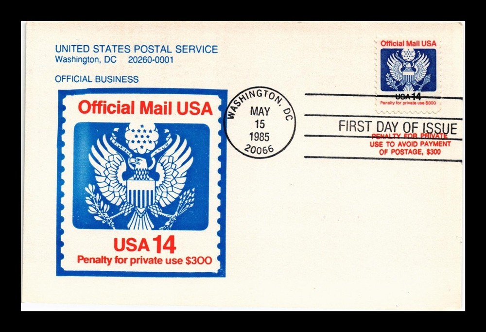 Dr Jim Stamps US First Day Issue 14c Official Mail Postal Card