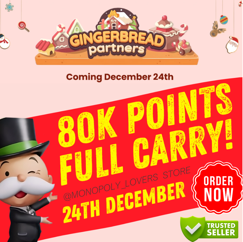⭐MONOPOLY⚡ PARTNERS EVENT SLOTS/ FULL CARRY 80k RUS_DEC 24th_GO